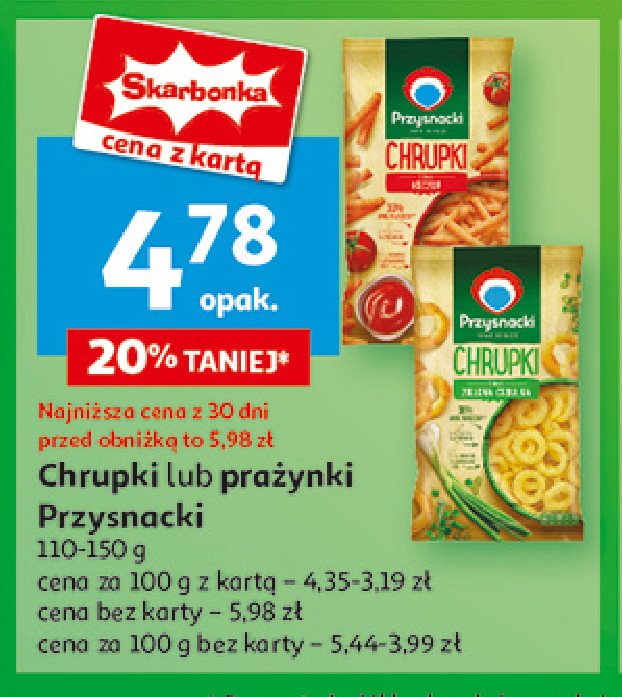 Chrupki Przysnacki zielona cebulka promocja