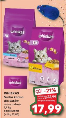 Sucha karma dla kotów różne rodzaje promocja w Kaufland