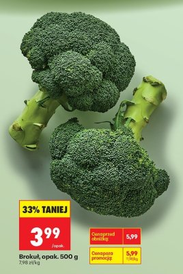 Brokuł promocja w Biedronka