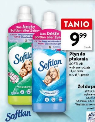 Płyn do płukania Softlan wybrane rodzaje promocja w Intermarche