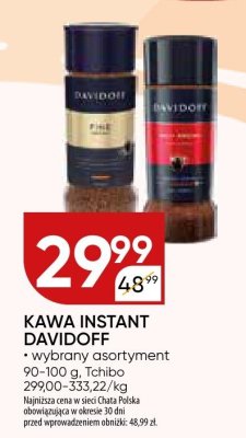 Kawa instant davidoff promocja w Chata Polska