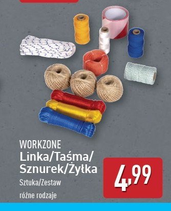 Sznurek WORKZONE promocja w Aldi