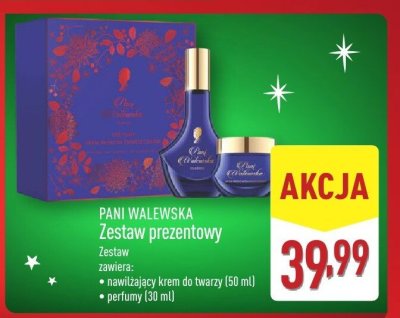 PANI WALEWSKA zestaw prezentowy krem do twarzy 50ml + perfumy 30ml promocja w Aldi