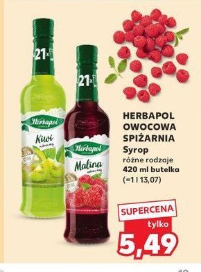 Syrop kiwi Herbapol smaki s艂o艅ca promocja
