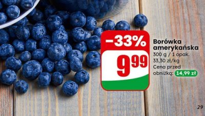 Borówka amerykańska promocja w Dino