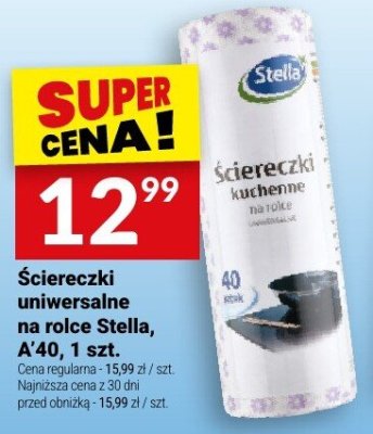Ściereczki uniwersalne na rolce Stella A40 1 szt. promocja w Twój Market