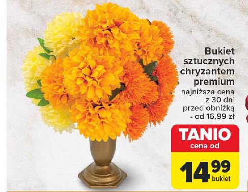 Bukiet chryzantem premium promocja