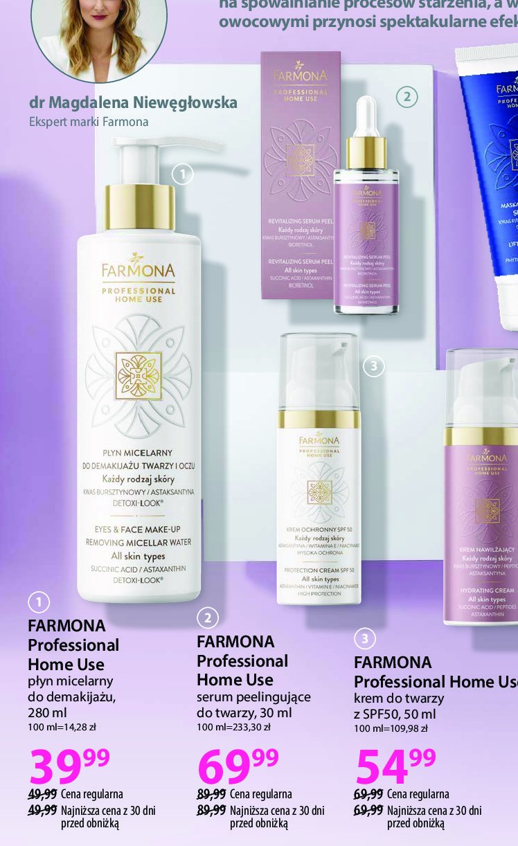 Serum peelingujące do twarzy FARMONA PROFESSIONAL promocja