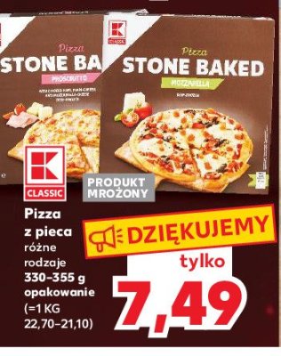 Pizza z szynką K-classic promocja
