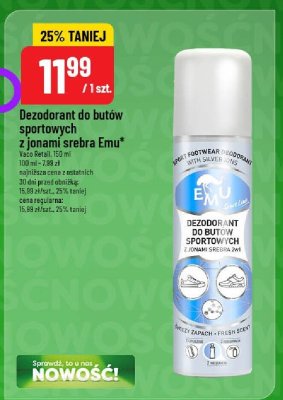 Dezodorant do butów sportowych z jonami srebra  promocja w POLOmarket