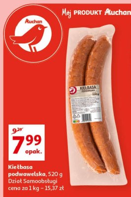 Kiełbasa podwawelska Auchan promocja