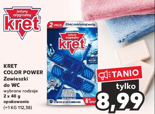 Kostka do spłuczki Kret promocja