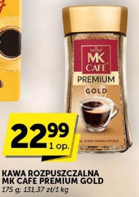 Kawa rozpuszczalna MK Cafe Premium Gold promocja w ABC