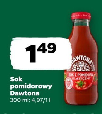 Sok pomidorowy Dawtona promocja w Netto