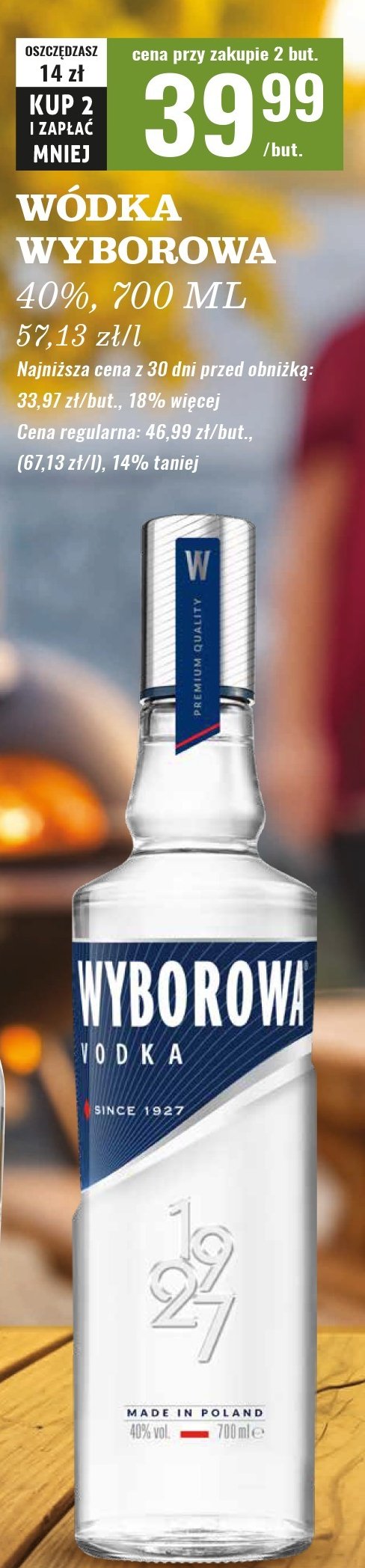 W贸dka Wyborowa vodka promocja