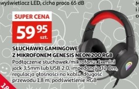 Słuchawki neon 200 Genesis promocja