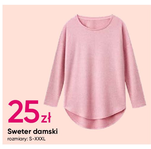 Sweter damski s-3xl promocja w Pepco