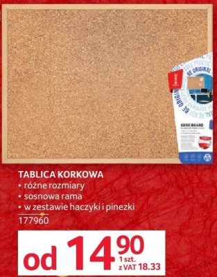 Tablica korkowa promocja w Selgros