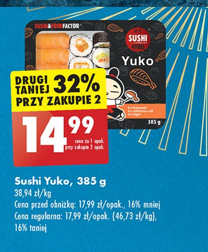 Sushi yuko Sushi 4you promocja