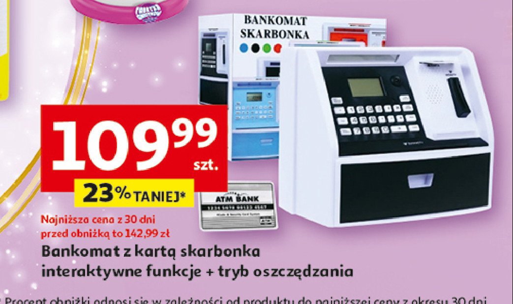 Bankomat skarbonka promocja