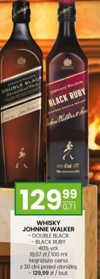Whisky Johnnie Walker Double Black 0.7l promocja w Twój Market