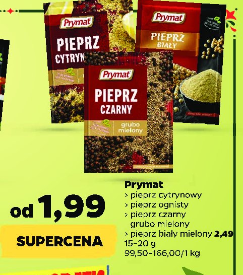 Pieprz biały mielony Prymat promocja