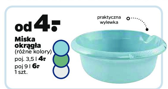Miska okr膮g艂a 3.5 l promocja