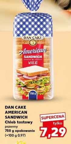 Chleb tostowy american Dan cake promocja w Kaufland