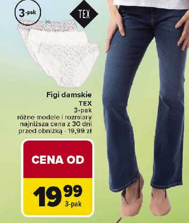 Figi damskie Tex promocja