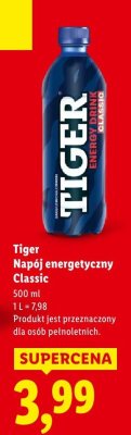 Napój energetyczny Classic 500 ml promocja w Lidl