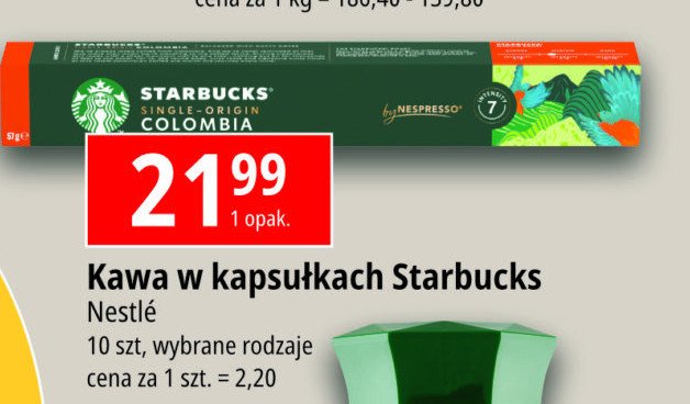 Kawa Starbucks colombia promocja