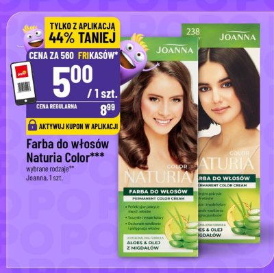 Farba do włosów Naturia Color Joanna promocja w POLOmarket