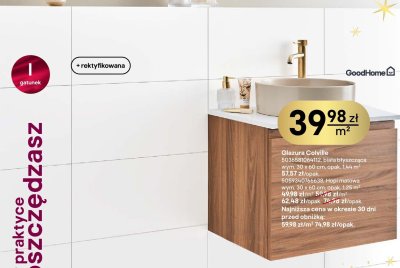 Glazura Colvillo GoodHome biała błyszcząca promocja w Castorama