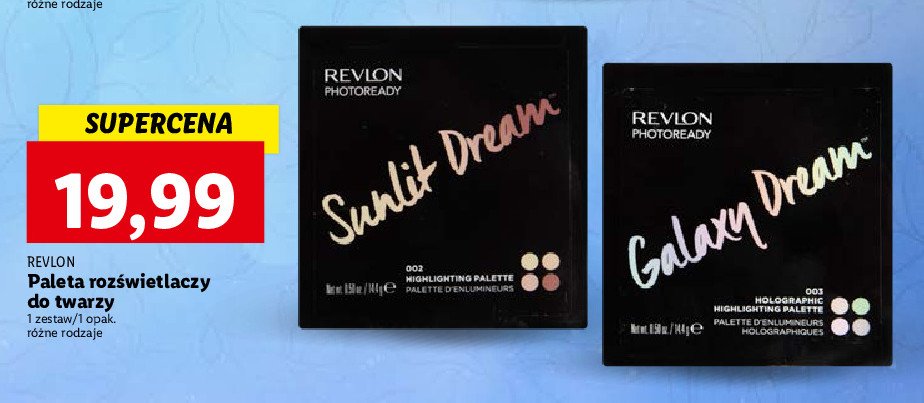 Paleta roz艣wietlaczy sunlit dream REVLON promocja