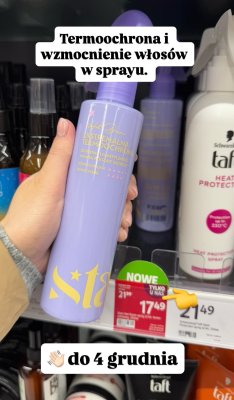 Spray do włosów ekstremalna termoochrona promocja w Rossmann
