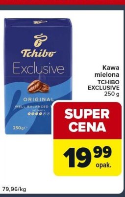 Kawa mielona TCHIBO EXCLUSIVE różne rodzaje 250g promocja w Globi