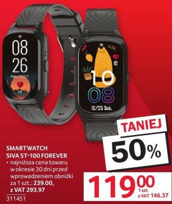 Smartwatch SIVA ST-100 FOREVER promocja w Selgros