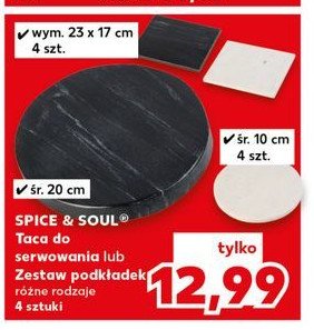 Podkładki 23 x 17 cm Spice&soul promocja w Kaufland