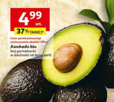 Awokado bio promocja w Auchan