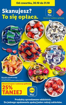 Cukierki promocja w Lidl