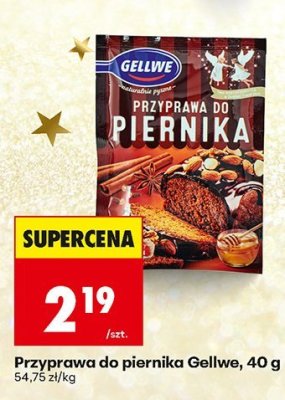 Przyprawa do piernika Gellwe promocja w Biedronka