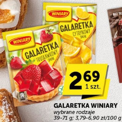 Galaretka Winiary wybrane rodzaje promocja w Groszek
