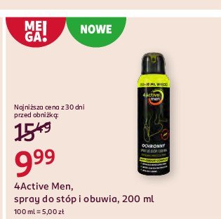 Spray do st贸p i obuwia 4ACTIVE MEN promocja