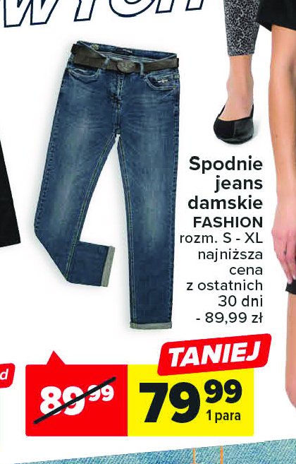 Spodnie jeans damskie fashion s-xl promocja