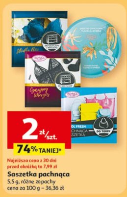 Saszetka pachnąca 5.5 g, różne zapachy promocja w Auchan