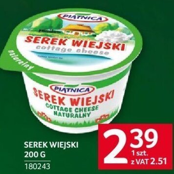 Serek wiejski Piątnica 200g promocja w Selgros