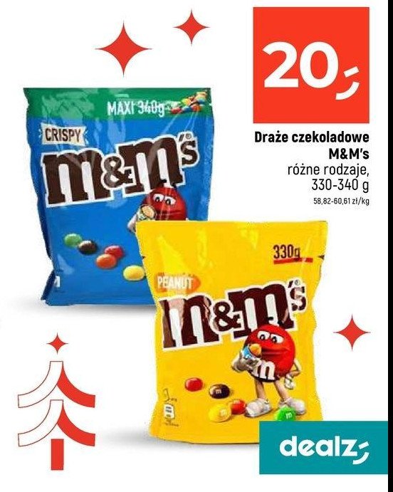 Draże crispy M&m's promocja