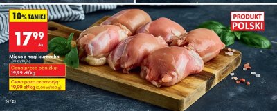 Mięso z nogi kurczaka promocja w Biedronka