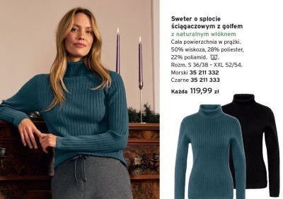 Sweter promocja w Tchibo