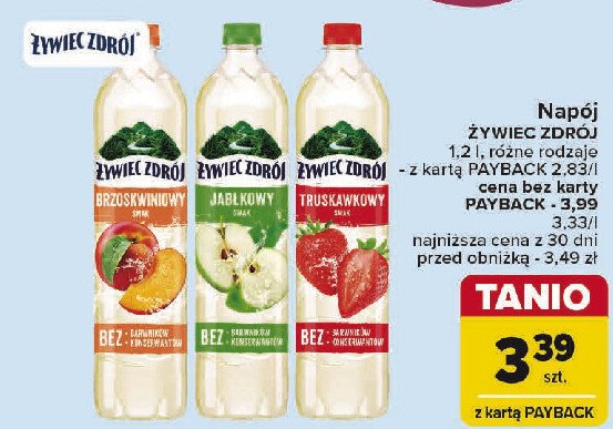 Napój z sokiem cytrynowy Żywiec zdrój promocja